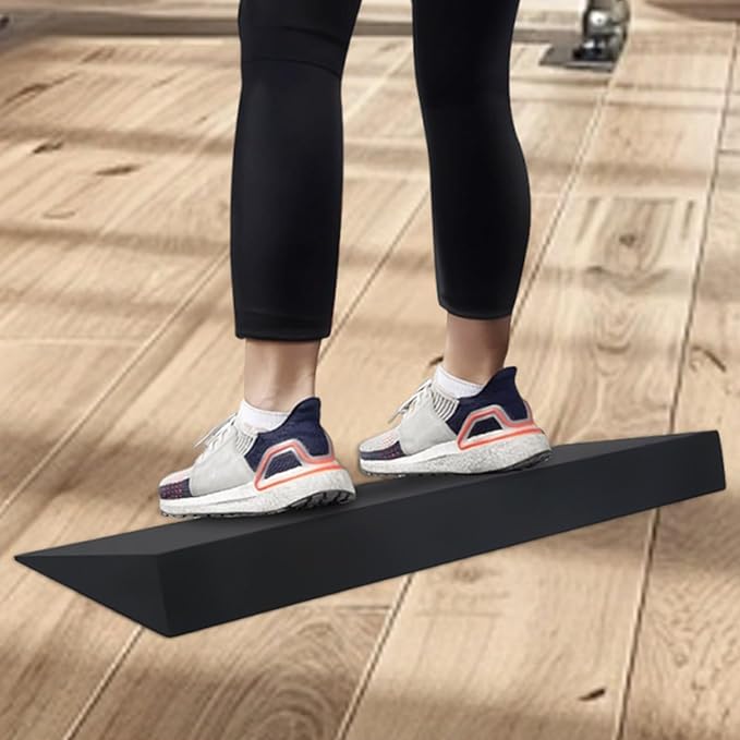 Yoga Wedge - EVA Muscle Stretching | Squat Support Wedge For Yoga Fitness, Athletes Seniors Beginners, Studio Home Gym Dorm Living Room Use, Improves Flexibility, Enhances Balance And