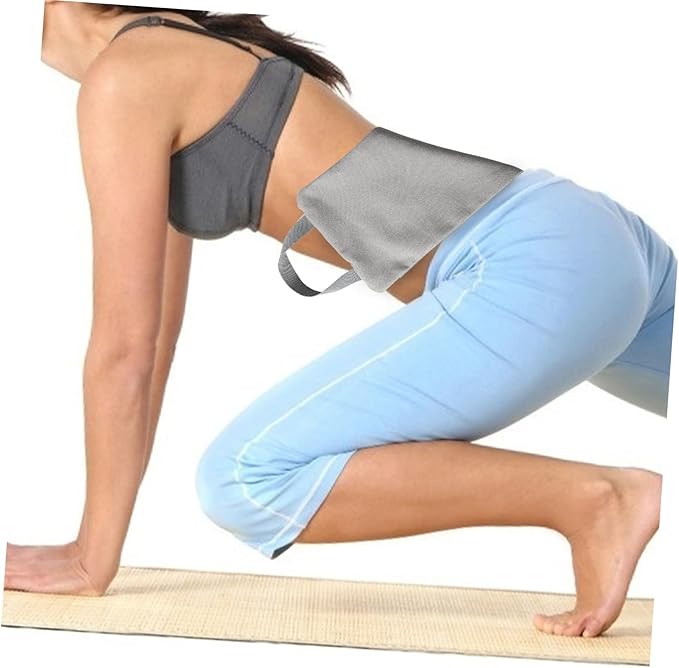 Canvas Yoga Training Sandbag Fitness Bag for Weightlifting Strength Training Versatile Sandbag for Home Gym Workouts Easy to Carry Handles
