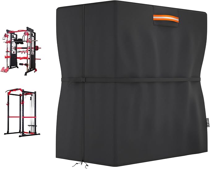 Protective Cover for Home Gym Set, Gym Rack Cover with Zipper Waterproof Dustproof UV Protection for Gym Station/Home Exercise Equipment Set Indoor or Outdoor 41.3" x 68.9" x 72.8"