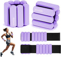 Wrist and Ankle Weights for Women & Men 2 Pack (1lb Each), Adjustable Silicone Wearable Arm & Leg Weights for Pilates, Gym, Yoga, Cardio, Strength Training