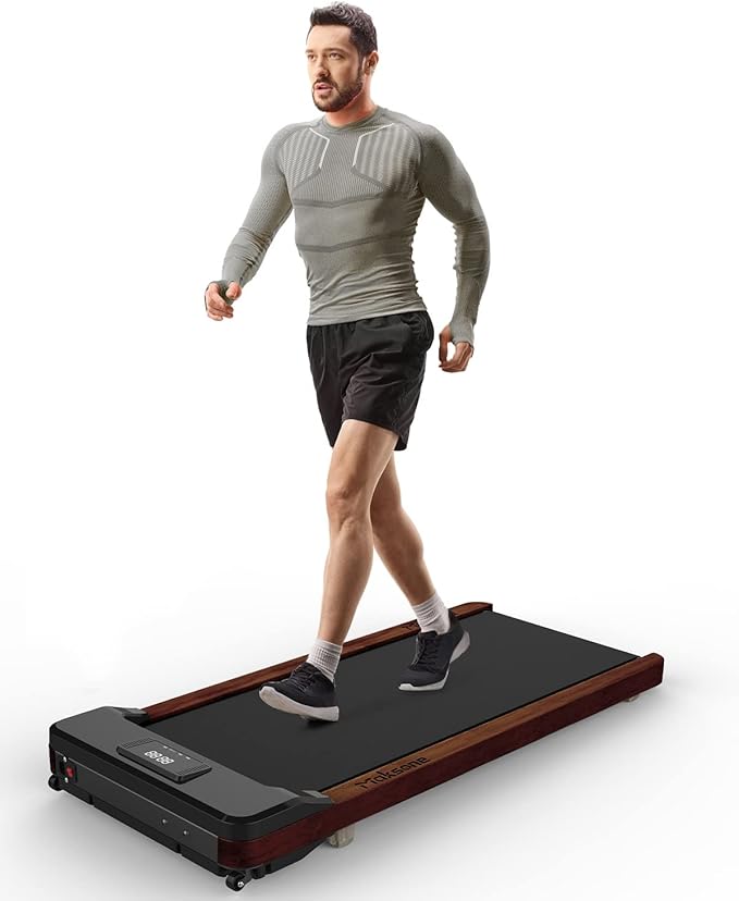 Maksone Under Desk Treadmill, Expert of Wooden Walking Pad, Walking Jogging Machine with Remote Control, Installation-Free…