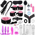 25 Piece Set of Pink Casual Nylon Yoga Exercise Accessories, Lightweight and Durable, Home Training Equipment, Couple Gift