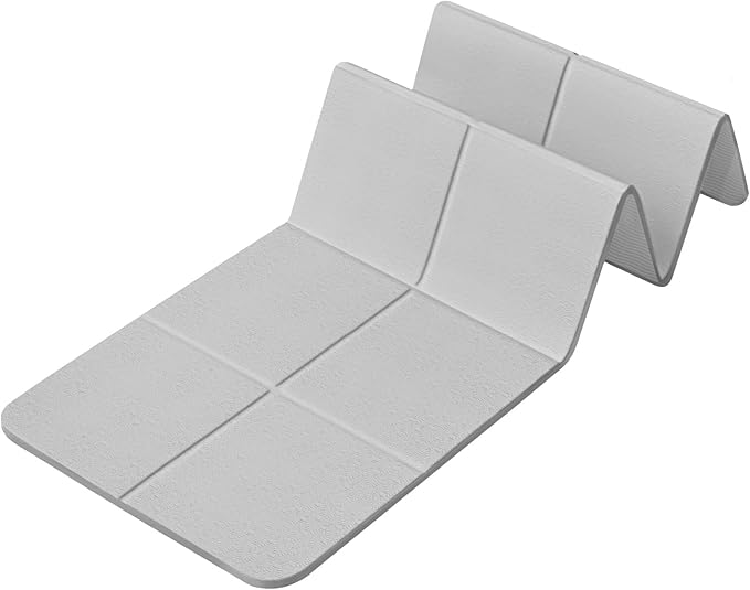 Foldable Yoga Mat for Travel 72"x 32"x 0.32"Inch, 8mm Thick Folding Exercise Mat, Outdoor Non-slip Pilates Mat for Women & Men, Wide Yoga Mat Packable for Workout and Fitness