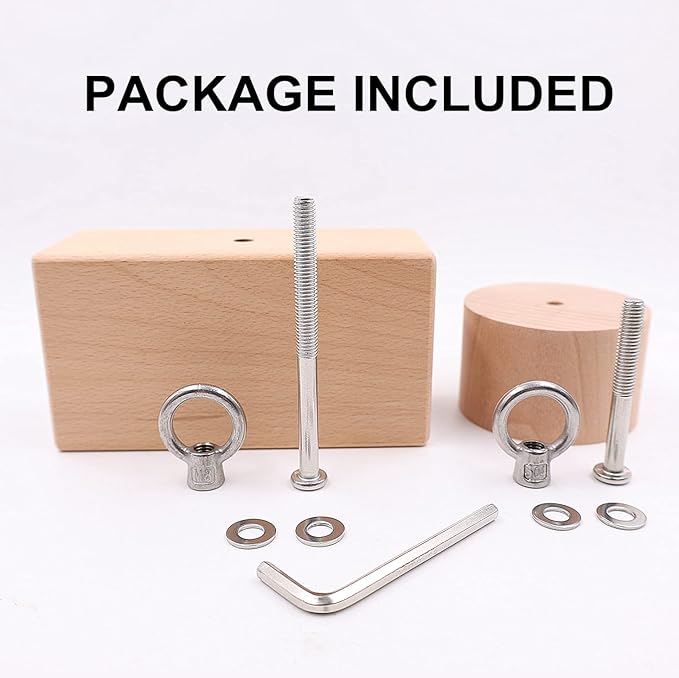 Wooden Pinch Block Grip Workout Climbing Power Grip Forearm Finger Exerciser Strength Training Strengthener Equipment