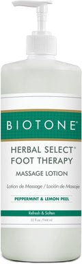 BIOTONE Herbal Select Foot Therapy Massage Lotion - 32 oz