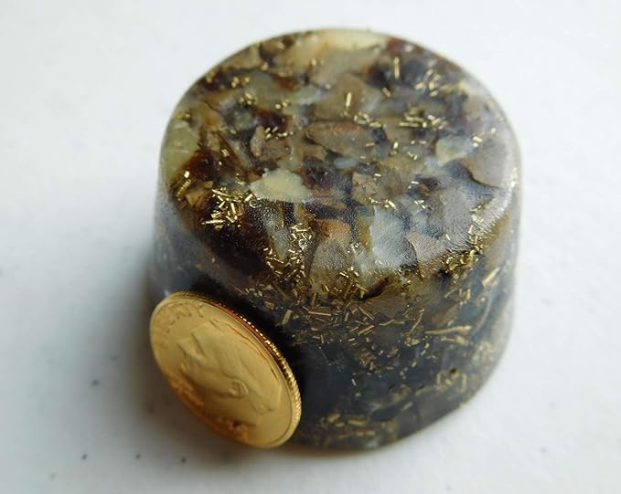 Septarian Orgone Generator Energy Accumulator 7.83Hz/432Hz/528Hz/Advance Harmonics Many Beautiful Ingredients! (Septarian)