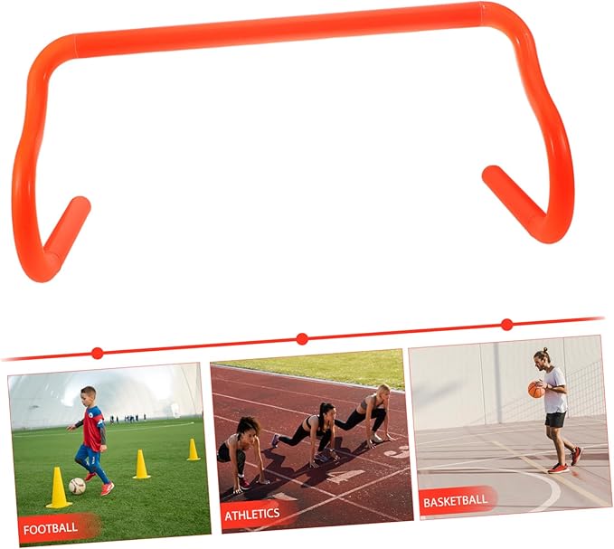 1pc Jumping Training Hurdle Portable Detachable Agility Training Rack for Football Basketball and More Enhances Speed and Coordination Orange Design