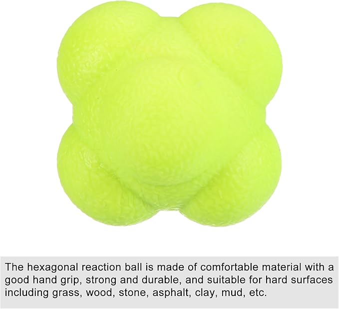 PATIKIL Bounce Reaction Balls Coordination Training Ball, Agility Trainer TPR High Difficulty for Speed Reflex