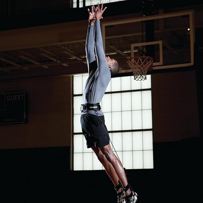 PER4M Jump Trainer for Athletic and Resistance Training, black