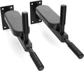 Synergee Wall Mounted Dip Station. Dip Bars for L Sits, Knee Raises, and More! Gymnastics and Upper Body Fitness Training. Max Capacity 400 LB.