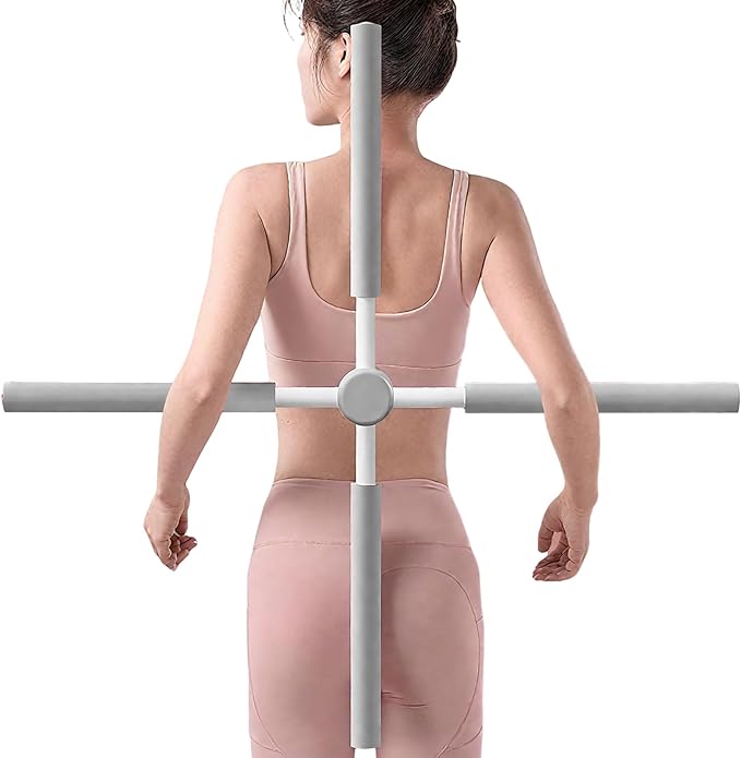 Yoga Postures Stick for Women – Humpback Correction Tool, Aligning Aid, Adjustable Spine & Neck Support, Daily Sitting Exercise | Portable Back Straightener Office, Home, Travel, Practice