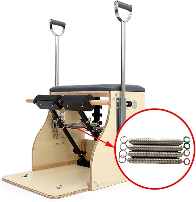 Pilates Pro Chair Springs 4pcs in Set Pilates Reformer Pilate Equipment Accessories Stability Chair Yoga Wire Steel Tension Springs