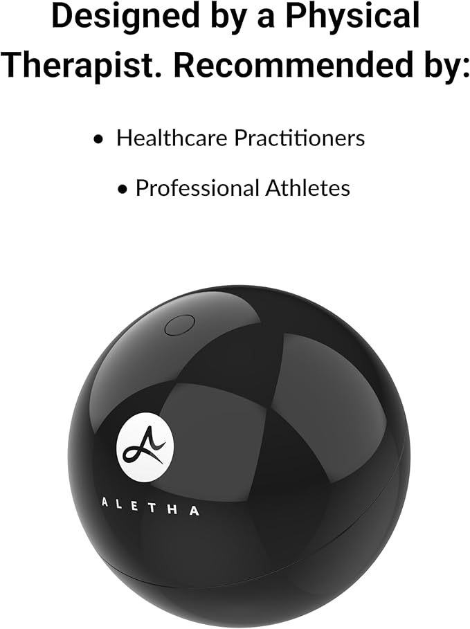 Aletha - Hip Flexor Release Ball by The Original Inventor of The Hip Hook™ | Psoas Massage Ball for Pain Relief & Trigger Point Muscle Therapy