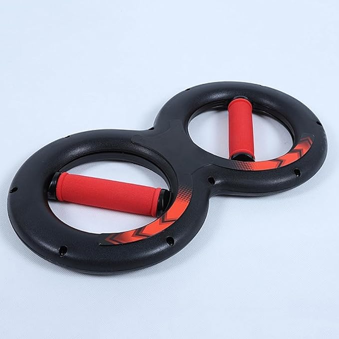 HEMOTON Multifunction 8-shaped Hand Grip Strengthener Red 20kg Heavy Grip for Fitness Forearm and Wrist Exercise Strength Training Device for Home and Gym