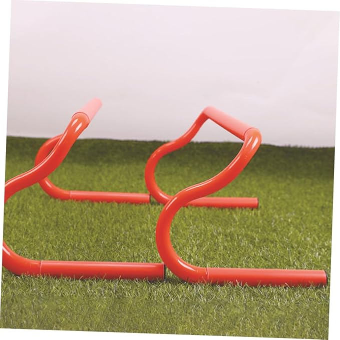 BESPORTBLE 3pcs Portable Speed Hurdles Agility Training Rack Modular Hurdles for Athletes Basketball Baseball Soccer Football Sports