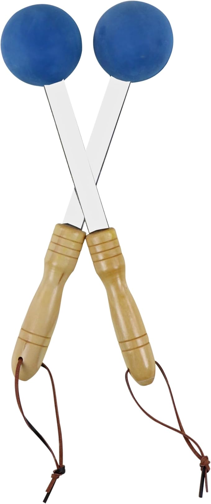 Bongers Handheld Percussion Massage Tool – Deep Tissue Trigger Point Tapping Sticks for Whole Body Pain Relief & Muscle Relaxation (Blissful Blue)