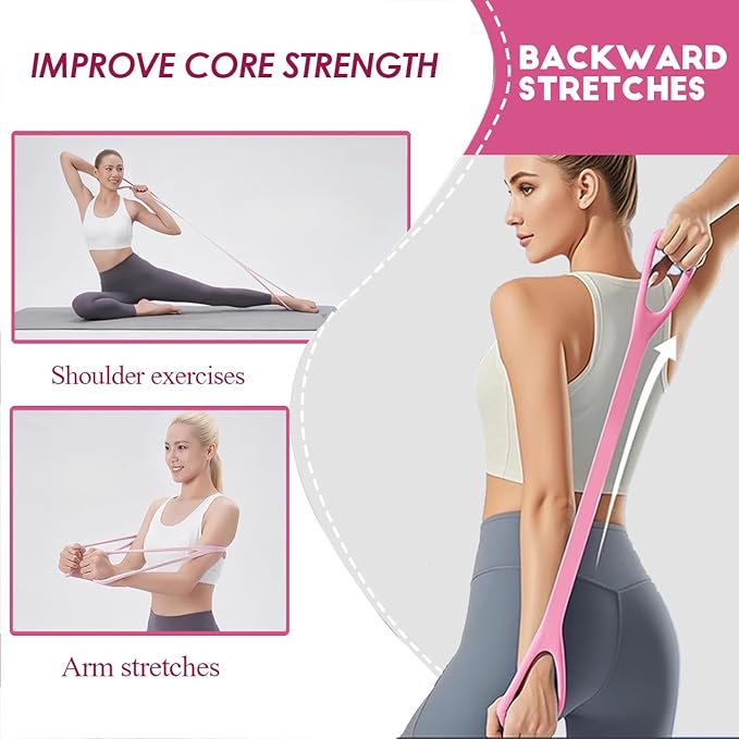 Yoga Starter Set - Home Pilates Essentials Kit with Ring, 10in Ball, and Resistance Bands for Women Workouts