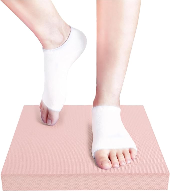 Exercise Balance Pad，Balance Foam Mat for Physical Therapy Equipment & Strength Stability Training, Slip Resistant Foam Mat for Yoga, Pilates, Meditation，Gardening knee pads