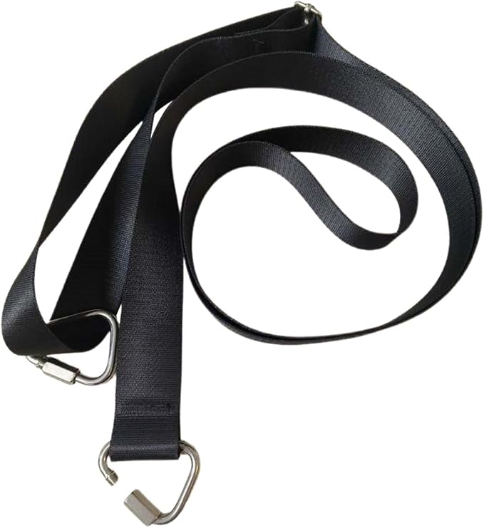 Pilates Equipment Strap Adjustable Reformer Belt Exercise Foot Accessories with Rings Nylon Material Portable for Women Strength Training Suitable for