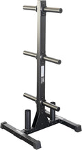 Best Fitness Body-Solid Weight Tree Rack for Olympic Plates - Bumper Plate Storage, Weight Plate Holder, Midnight Black