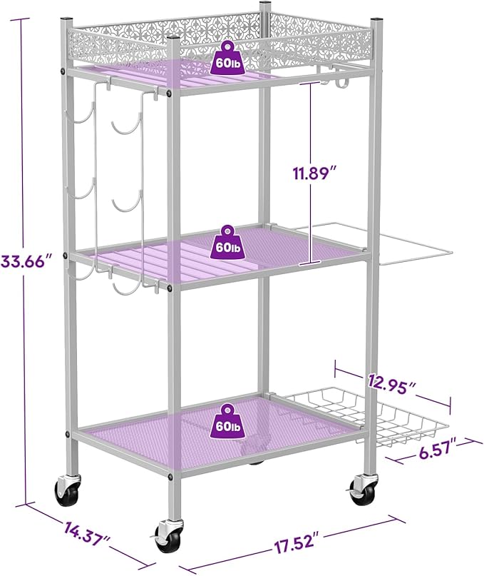 Yoga Mat Storage Rack, Home Gym Storage Rack, VOPEAK Workout Storage for Yoga Mat, Foam Roller, Gym Organizer Gym Equipment Storage for Home Exercise and Fitness Gear