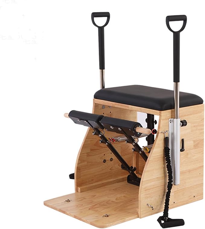 Professional Pilates Chair with Split Pedals & Handles, Versatile Reformer for Home & Studio, Ultimate Pilates Exercise Equipment for Strength & Stability
