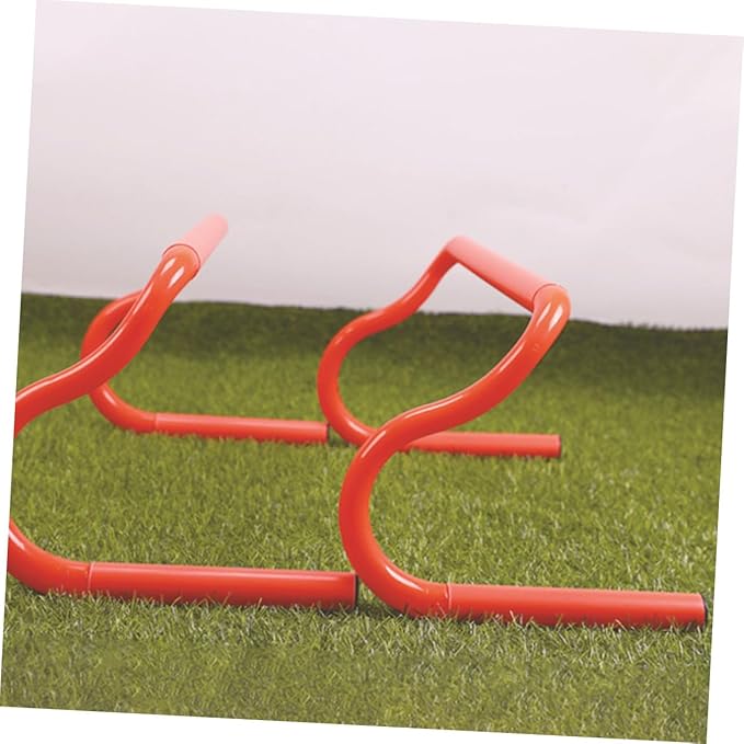 3pcs Adjustable PVC Agility Hurdles Set Portable Speed Training Equipment for Soccer Basketball Football Versatile Running Practice and Dog Fitness Drills