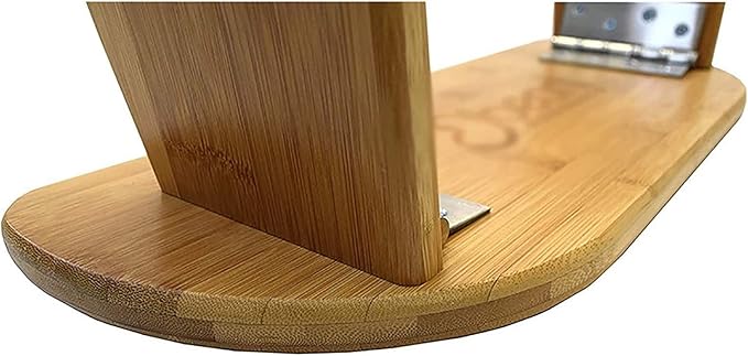 Foldable Meditation Bench Made from 100% Organic Bamboo, Stable Prayer Bench with Carrying Bag, Contemporary Prayer Stool, Yoga Stool, Kneeling Meditation Bench