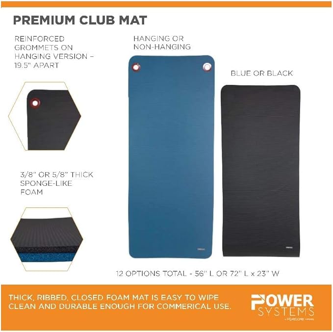 Power Systems Single Premium Hanging Club Mat