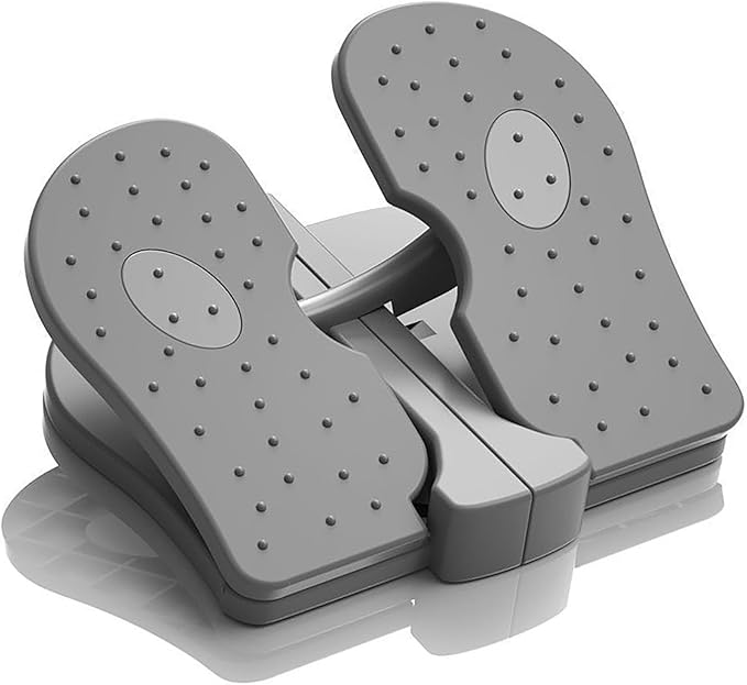 Foot Stepper Machine, Foldable Leg Exerciser Under Desk Foot Pedal Exerciser Reinforced Nylon Leg Workout Trainer for Home Office Use