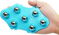 Massage Ball Roller and Therapy Ball - Hand Held Back and Foot Massager - Trigger Point Massage Tool - Blue