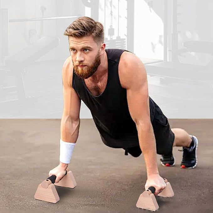 Push up Bar - Strength Training Pushup Stands Calisthenics Bars | 2X Portable Equipment Set with Ergonomic Grips for Fitness Training Home Gym Workout