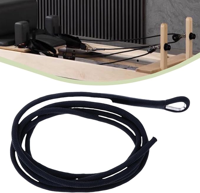 Pilates Reformer Pull Rope 278cm Pilates Core Bed Professional Parts Replacement Strap for Exercise Equipment,