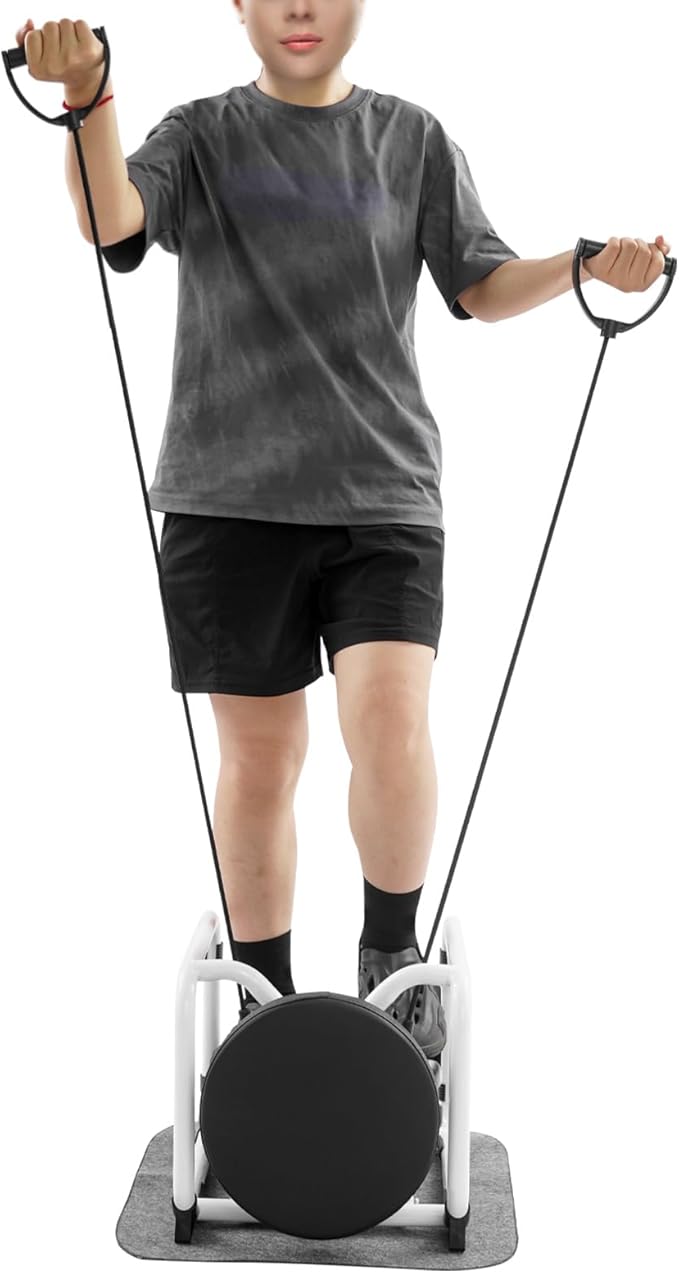 Mini Steppers for Exercise at Home, Multi-Function Stepper with Seat, Stair Step Workout Machine Mini Aerobic Stepper for Home, Apartment, Office