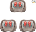 Homedics 3D Full Body Shiatsu & Vibration Massage and Heat Pillow for Neck,Upper Back and Lumbar,(Pack of 3)
