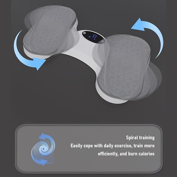 Waist Twist Board, with Large LED Display, Intelligent Assistance, PP Twisting Waist Exercise Equipment Ab Twisting Board for Exercise Fitness