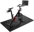 Bike Mat | 6mm Thickness, 30" X 60" Exercise Mats for Treadmill, Rowing Machine, Non-Slip Exercise Equipment Mat for Stationary Spin Bike, Home Gym Workout, Under Mat Protect Hardwood Floor & Carpet