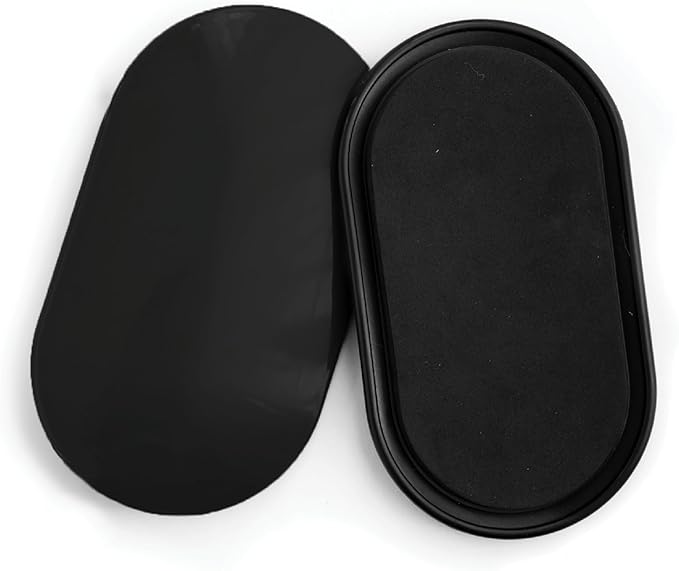 Envirolite Fitness Slider - Conditioning Sliders - Easy to Use on Carpet - Core and Pilates Exercise Equipment - At Home Workout Gear - 9" long x 5" wide x 0.5" thick - Pack of Two