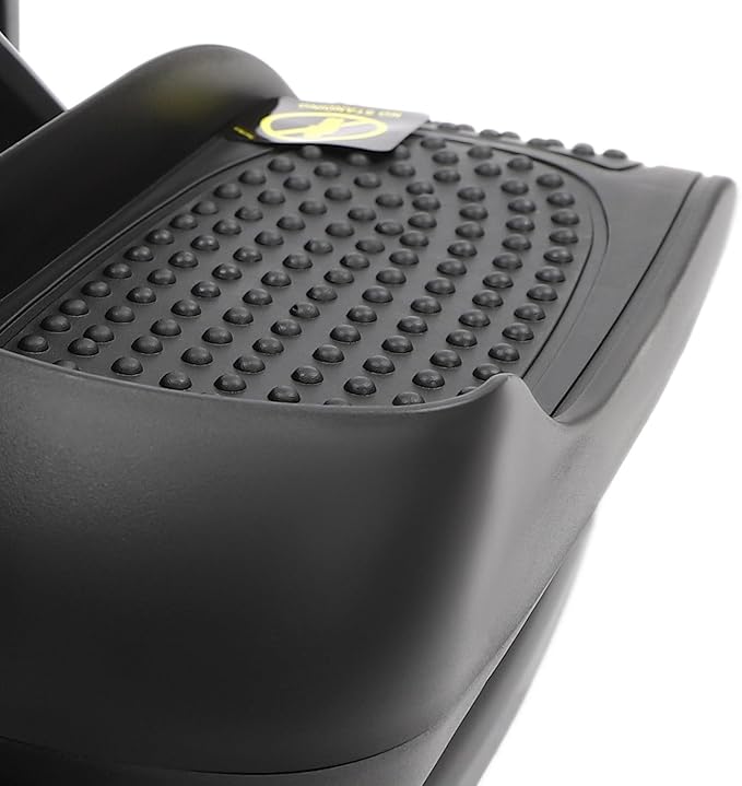 Elliptical Machine, ABS Under Desk Elliptical Machine with Stand Up to 55.12 LBS, LCD Display Monitor Motorized Elliptical Trainer Have Touch Screen and Remote Control for Home, Gym, Office.