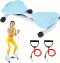 Waist Twister Machine Exercise Fitness Tool, Ab Machine Board with 330 lbs Weight Capacity & 20dB Ultra-Quiet, Foot Massage Design, Noiseless Home Gym Exercise Workout Equipment for Women Men