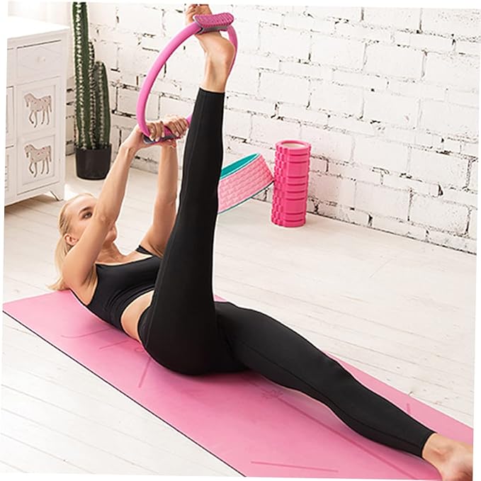 VICASKY Yoga Circle Items Yoga Ring Gym Accessories Gear Thigh Adult Woman Gymnastics Non Waist Pilates Circle