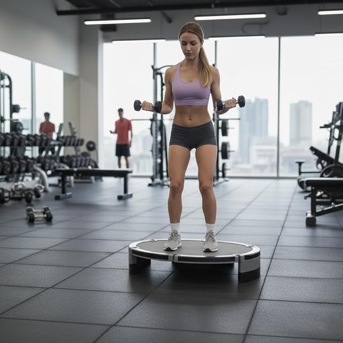 Ultimate Fitness Companion 4-in-1 Gym Step Platform Portable Anti-Slip Adjustable Fitness Board for Endurance Strength & Core Workouts (27 Inch)