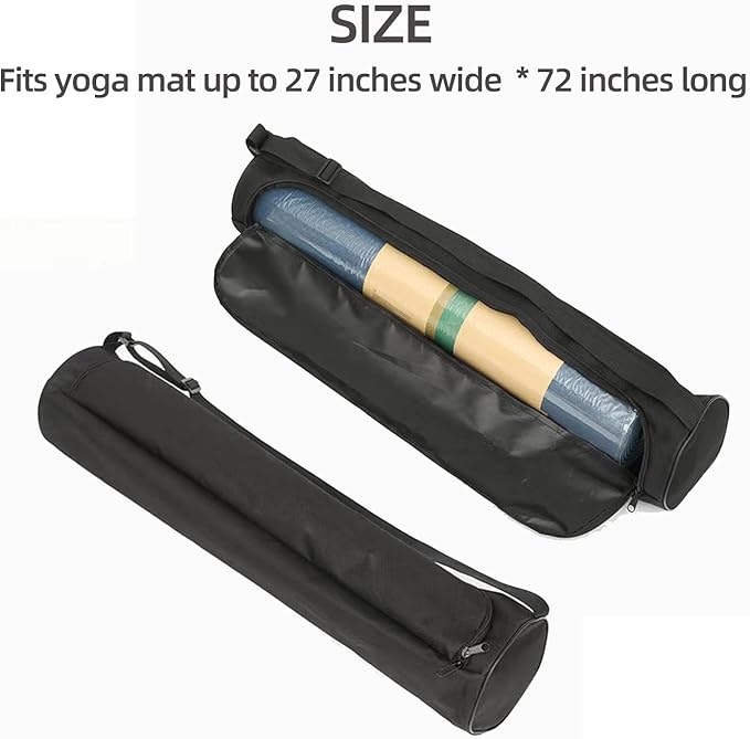 Yoga Mat Bag for Women & Men,Travel Yoga Gym Bag for 1/4" 1/3" Thick Exercise Yoga Mat,Fitness mat bag,sprot mat pouch