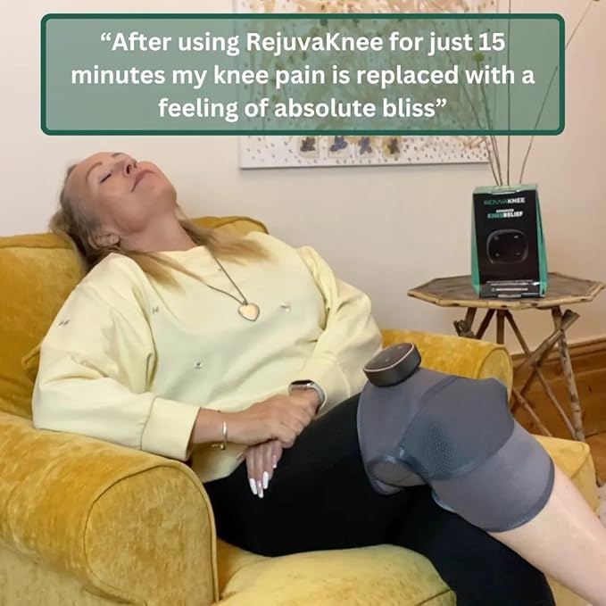 RejuvaKnee Triple Method Massager – The Official Rejuvacare 2026 – Adjustable Rejuvaknee Knee Massager for Comfort and Relaxation – Home Use Knee Wrap Massager – One Size, 1 Piece