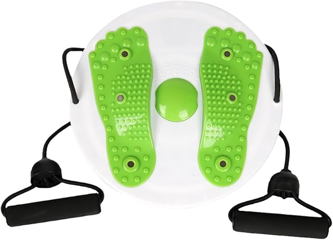 Twister,Ab twister board for exercise with pull rope 12 in waist twisting disc waist trimmer balance rotating twisting boards with massage foot sole for slimming waist arms hips and thighs