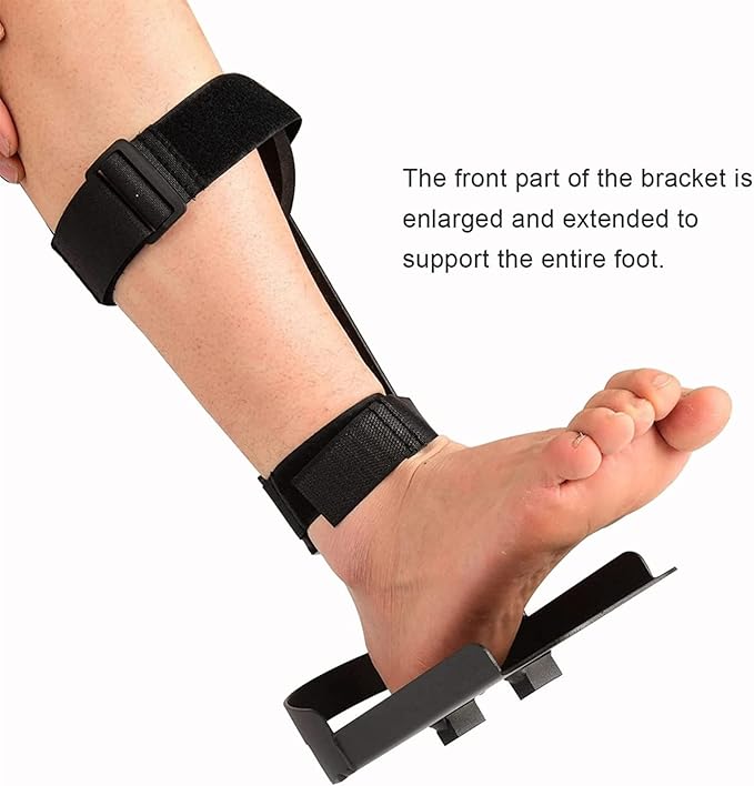 Electric Rehabilitation Machine Bracket, 1 Pair Fitness Bike Pedal Leg Fixed Bracket for Stroke Hemiplegia Rehabilitation Training Protective GEA (One Pair)