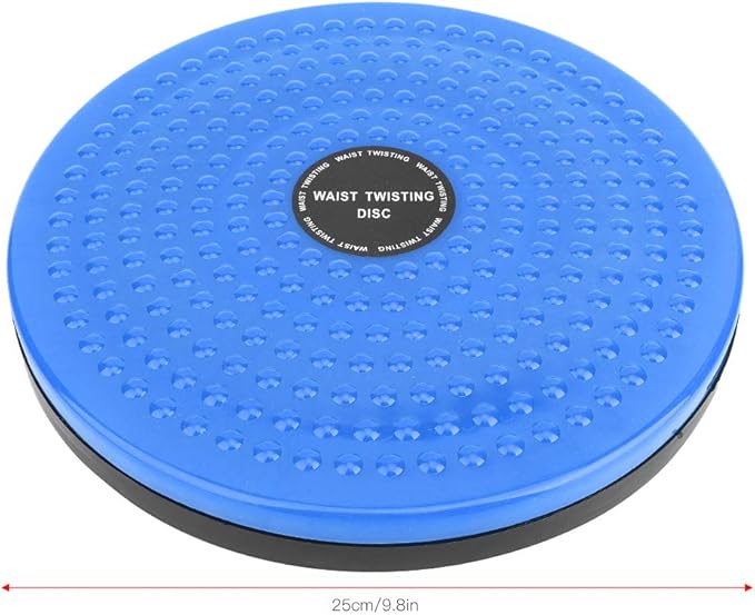 Waist Twisting Disc, Body Trimmer Ab Exercise Board, Blue, Non-Slip Base, Thickened Plastic Construction for Home Fitness, Weight Loss