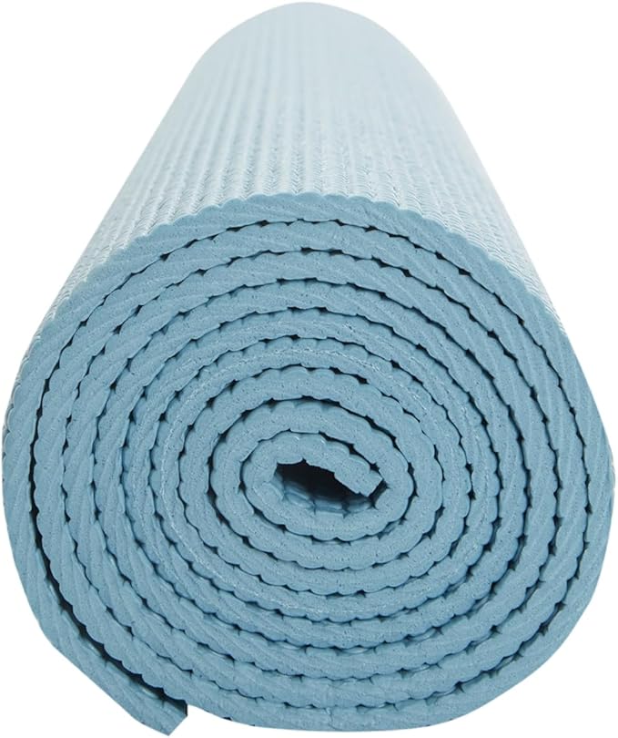 Everyday Yoga Deluxe Mat, Spacious 72"x24" Non-Slip Yoga Mat for Comfortable Home Workouts, 3-5mm Extra Thick
