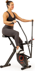 Sunny Health & Fitness Sunny Health & Fitness Smart Folding X-Bike, Portable Compact Exercise Bike for Indoor Cycling Workout, Home Cardio Training Machine, Free SunnyFit App Bluetooth Connect