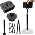Iron Pinch Block Grip Strength Set with Loading Pin Workout Rock Climbing Power Finger Forearm Hand Strength Training Strengthener Equipment for Home Gym